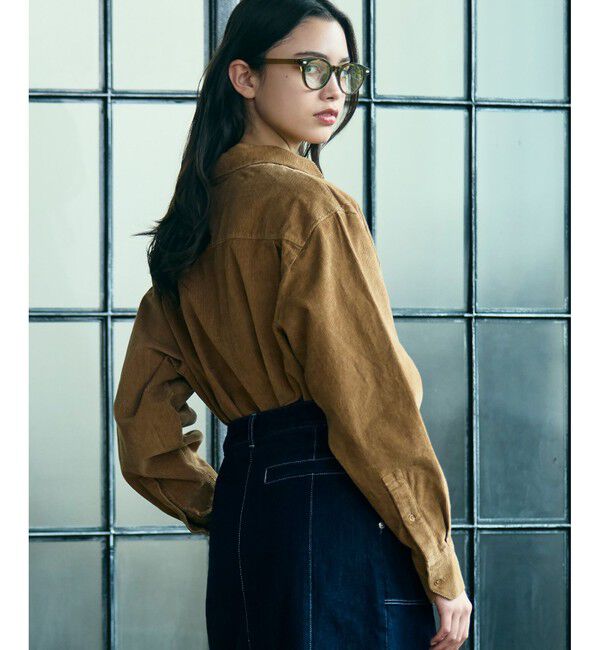 LACOSTE「オーバーサイズコーデュロイシャツ」|シャツ・ブラウス|