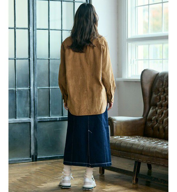 LACOSTE「オーバーサイズコーデュロイシャツ」|シャツ・ブラウス|