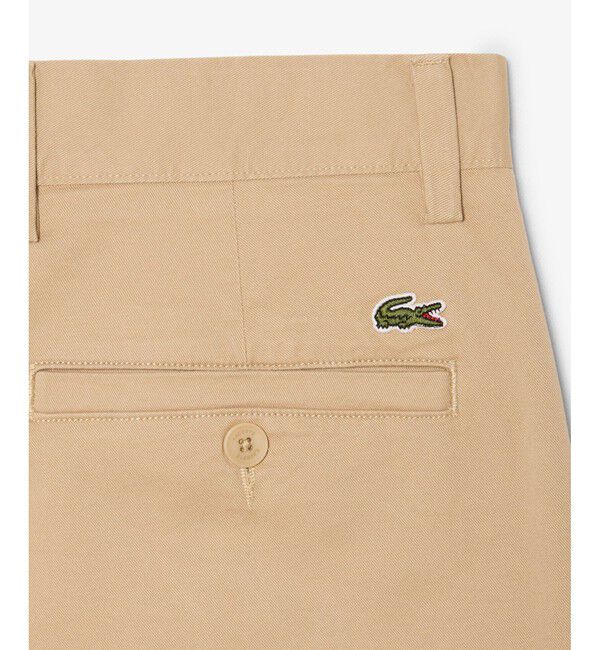 LACOSTE「スリムフィットテーパードストレッチチノパンツ」|チノ|
