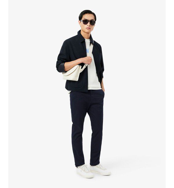 LACOSTE「スリムフィットテーパードストレッチチノパンツ」|チノ|