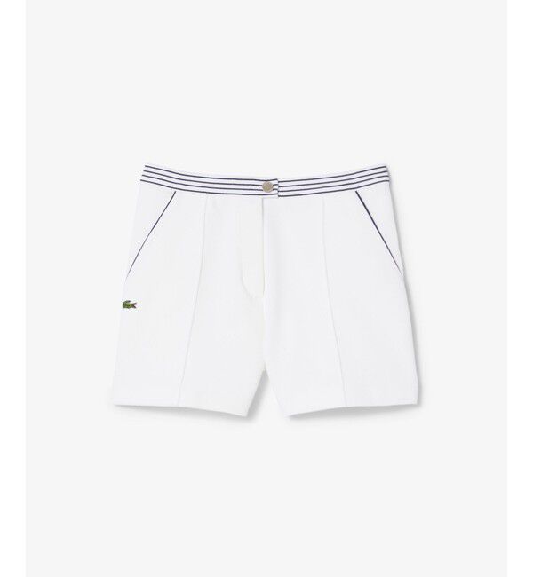 LACOSTE「フランスメイド ボーダーウエストバンド鹿の子地ショーツ」|その他|