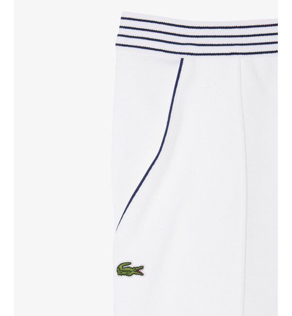 LACOSTE「フランスメイド ボーダーウエストバンド鹿の子地ショーツ」|その他|