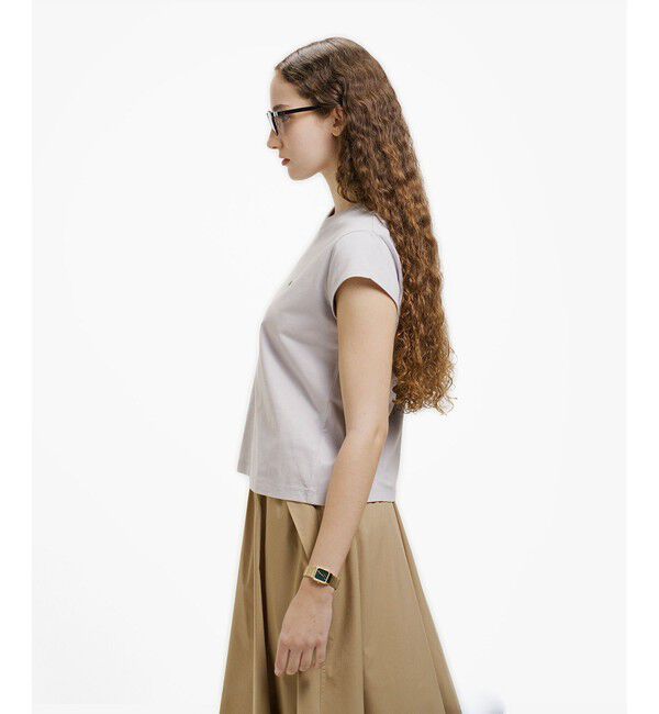 LACOSTE「フレンチスリーブTシャツ」|Tシャツ・カットソー|