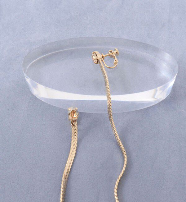 grace grace「【grace grace/グラスグラス】【PR林☆別注アイテム】ビジューロングイヤリング」|ピアス|