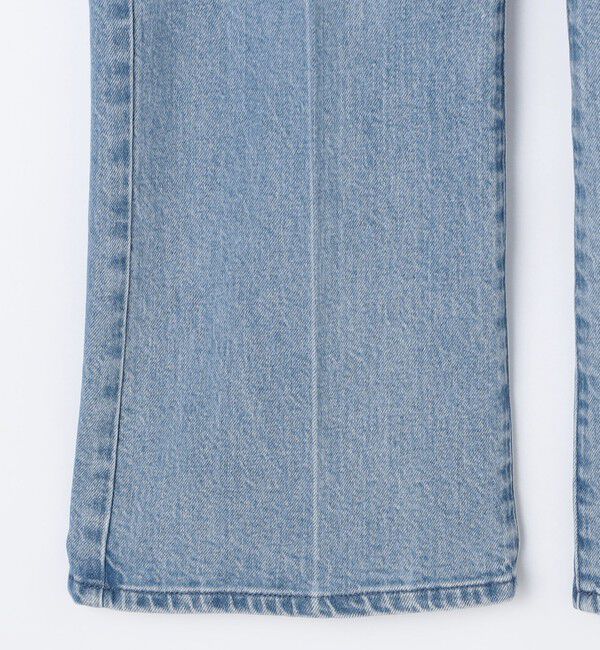 Rie Miller「【RM denim】センタープレスハイウエストパンツ」|デニム|