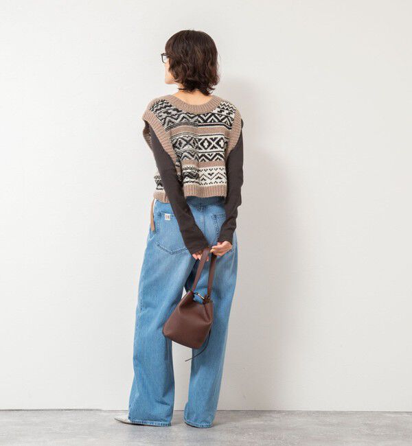 Rie Miller「【RM denim】ソフトルーズストレートデニム」|デニム|