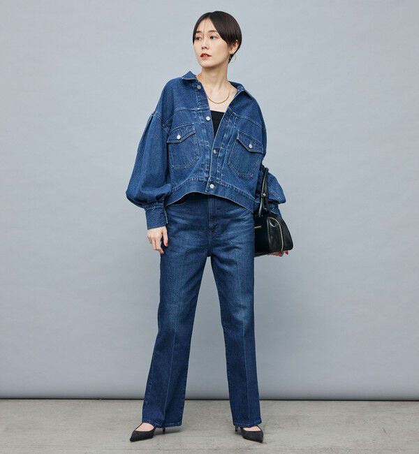 Rie Miller「【RM denim】袖ボリュームGジャン」|デニムジャケット|