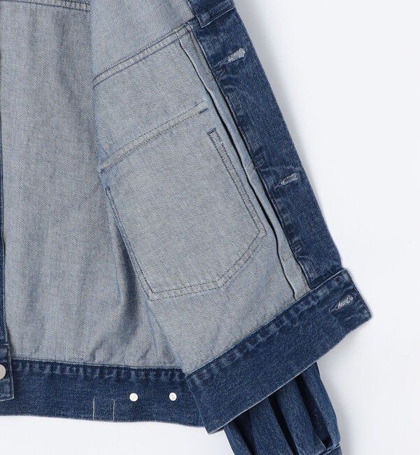 Rie Miller「【RM denim】袖ボリュームGジャン」|デニムジャケット|