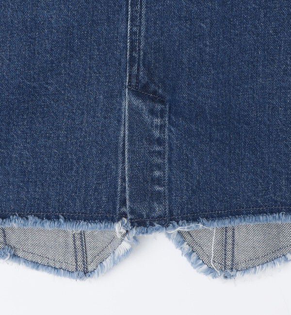 Rie Miller「【RM denim】Vネックデニムベスト」|ベスト・ジレ|