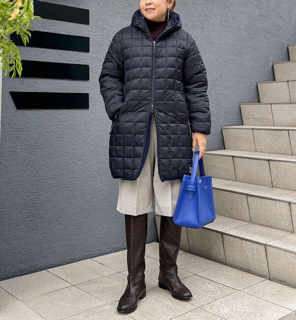 NOLLEY'S「◇【WEB限定】【TAION/タイオン】別注ボア&times;ダウンフードコート(リバーシブル) 」|ダウン|