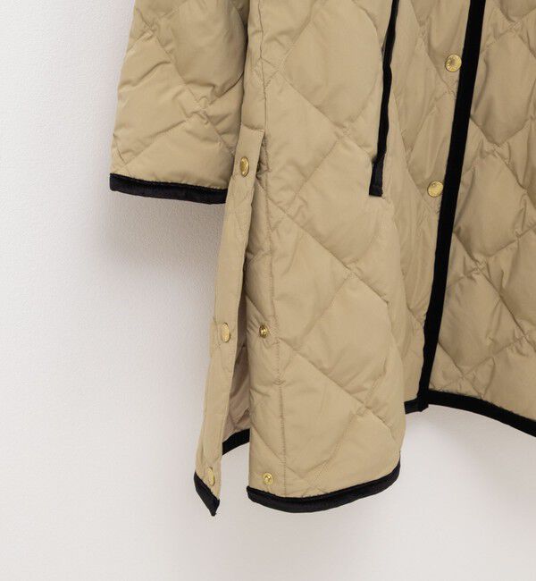 NOLLEY'S「【TAION&times;LIMONTA】別注ベロアパイピングロングダウン」|ダウン|