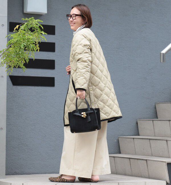 NOLLEY'S「【TAION&times;LIMONTA】別注ベロアパイピングロングダウン」|ダウン|