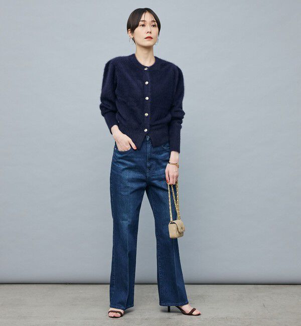 Laraaji「FOXカシミヤボックス袖2WAYカーディガン」|カーディガン|