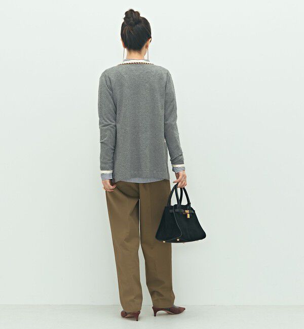 NOLLEY'S「チェーンブレード長めVネックカーディガン」|カーディガン|