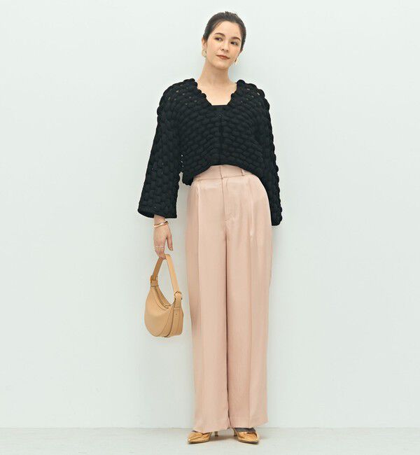 Laraaji「《手洗い可能》3D柄ボレロカーディガン」|カーディガン|