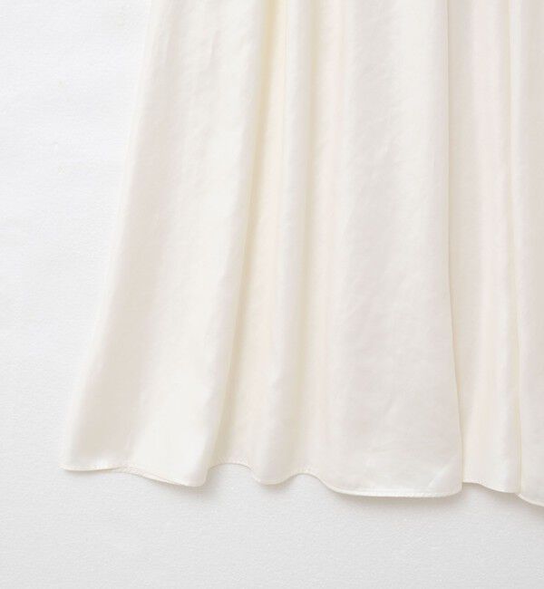 NOLLEY'S sophi「ウォッシャブルレザーサテンギャザースカート」|スカート|