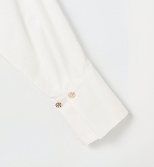 NOLLEY'S sophi「ウォッシャブルブロードメタル釦スキッパーシャツ」|シャツ・ブラウス|