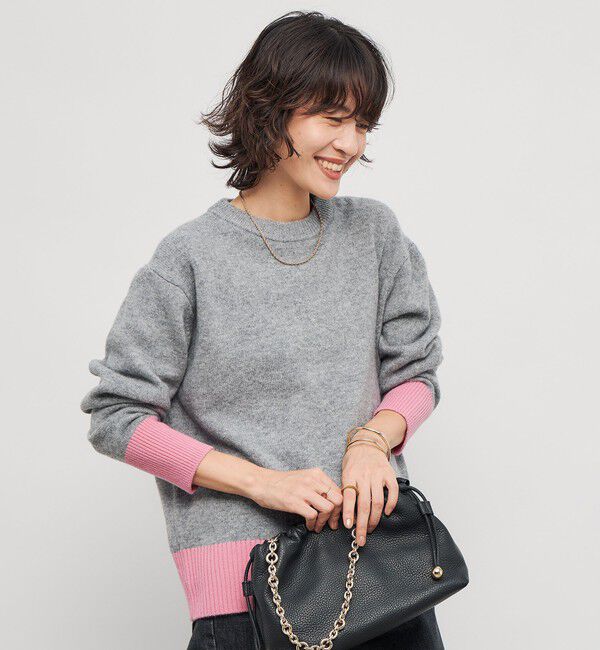 NOLLEY'S「5Gノアリスクルーネックプルオーバーニット」|ニット・セーター|