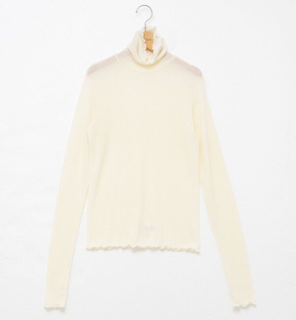 NOLLEY'S「MY STANDARD ウォッシャブルリブタートルネック」|Tシャツ・カットソー|