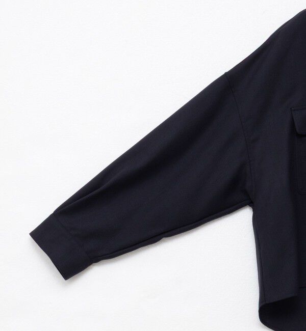 NOLLEY'S sophi「ウォッシャブルウール混ビエラショートシャツ」|シャツ・ブラウス|