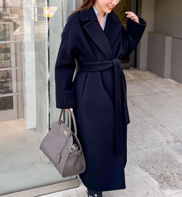 Ravissant Laviere「ラヴィソンラビエールベルテッドコート」|その他|ブラック