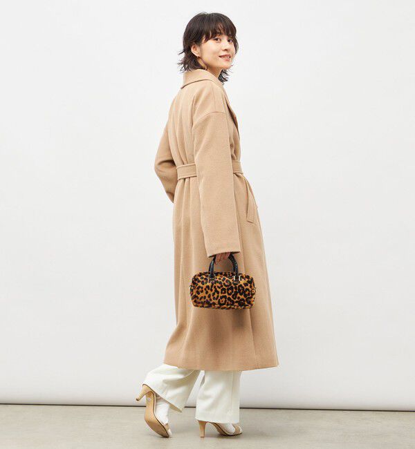 NOLLEY'S sophi「【一部WEB限定色】アンゴラビーバーベルテッドロングコート」|その他|