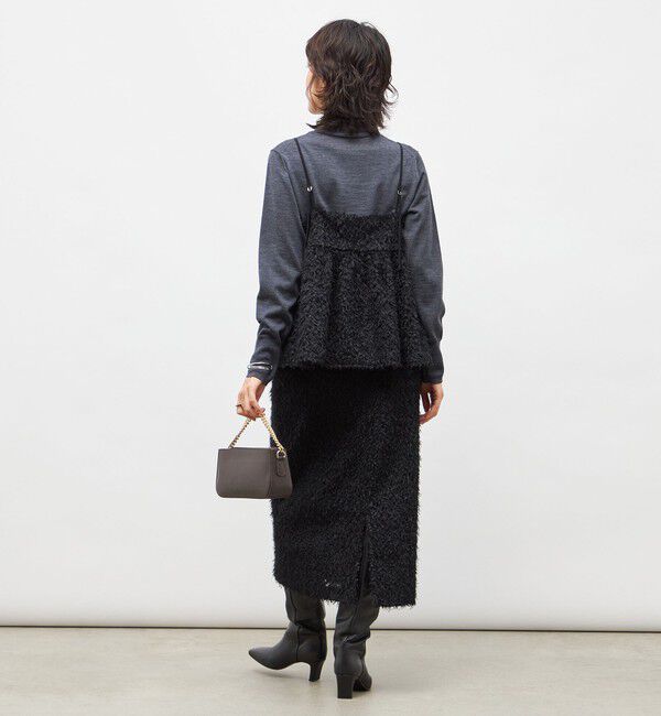 NOLLEY'S sophi「《セットアップ対応》ウォッシャブルフェザーチュールタイトスカート」|タイト|