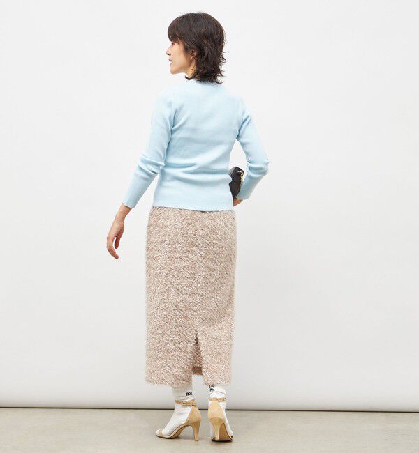 NOLLEY'S sophi「《アンサンブル対応》《手洗い可能》カシミヤ混リブVネックカーディガン」|カーディガン|