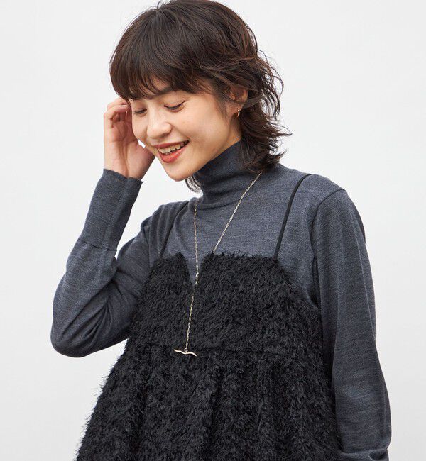 NOLLEY'S sophi「《セットアップ対応》ウォッシャブルフェザーチュールキャミブラウス」|キャミソール|