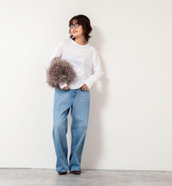 NOLLEY'S「ＭY STANDARD ウォッシャブルアルビニエアリータッチロンT」|Tシャツ・カットソー|