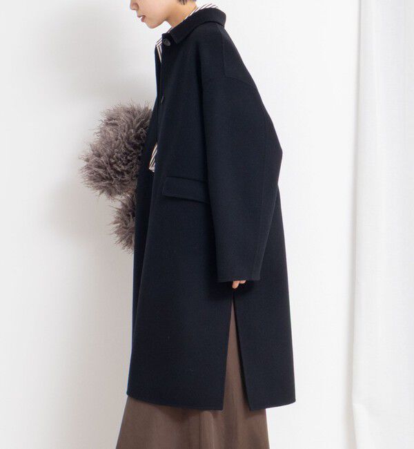 NOLLEY'S sophi「SUPER140リバーステンカラーコート」|ステンカラーコート|