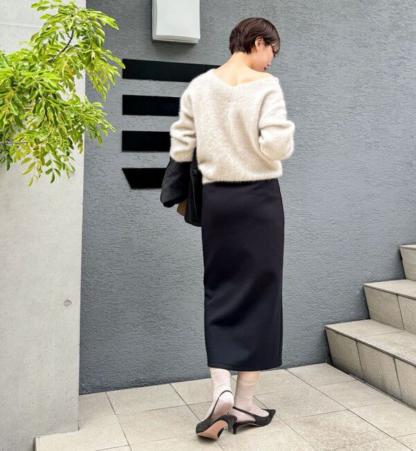 NOLLEY'S sophi「《セットアップ対応》ウォッシャブルダンボール2WAYタイトスカート」|タイト|