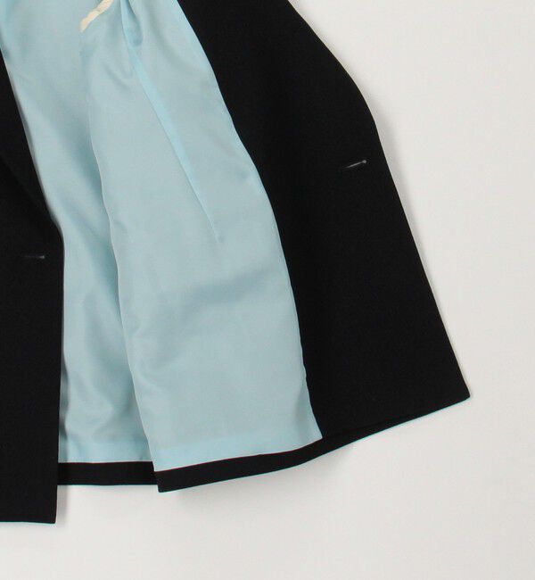 NOLLEY'S「ウォッシャブルウール調ダブルジャケット」|テーラードジャケット|