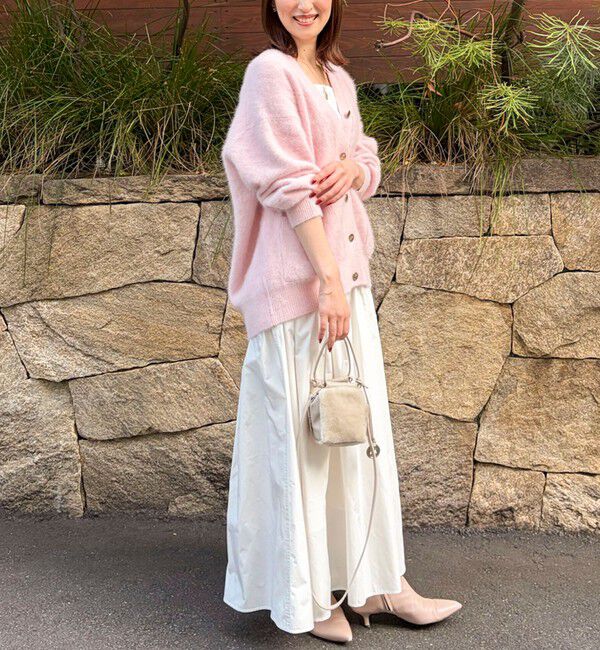 NOLLEY'S sophi「カシミヤ混ヘアリーVネックカーディガン」|カーディガン|