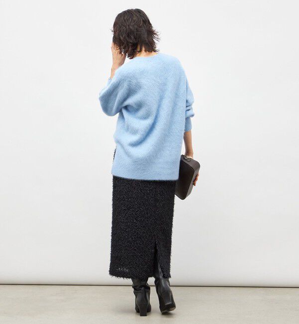 NOLLEY'S sophi「カシミヤ混ヘアリークルーネックプルオーバー」|ニット・セーター|