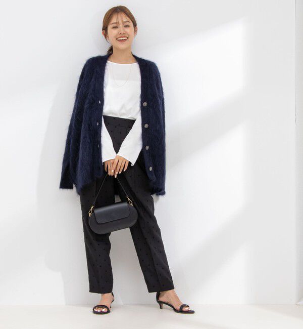 NOLLEY'S「◇【WEB限定】ウォッシャブルリラックスサテン長袖Ｔブラウス」|シャツ・ブラウス|