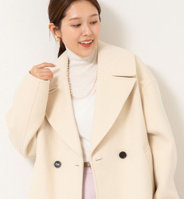 NOLLEY'S「【一部WEB限定アイテム】SP140リバーコート起毛メルトン仕上げ」|その他|