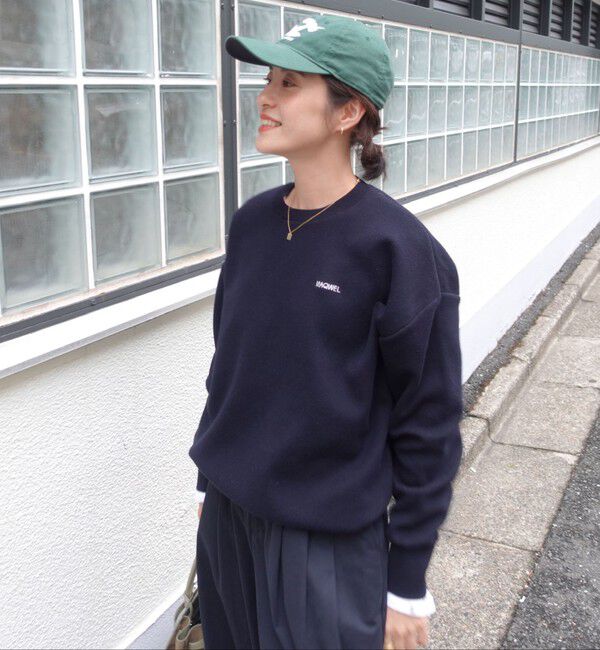 MAQWEL「【MAQWEL/マクウェル】スウェットライクニット」|ニット・セーター|