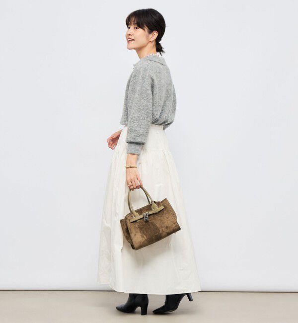 NOLLEY'S sophi「ウォッシャブルメモリータフタロングスカート」|スカート|