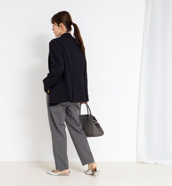 NOLLEY'S「《セットアップ対応》ウォッシャブルタックテーパードパンツ」|その他|