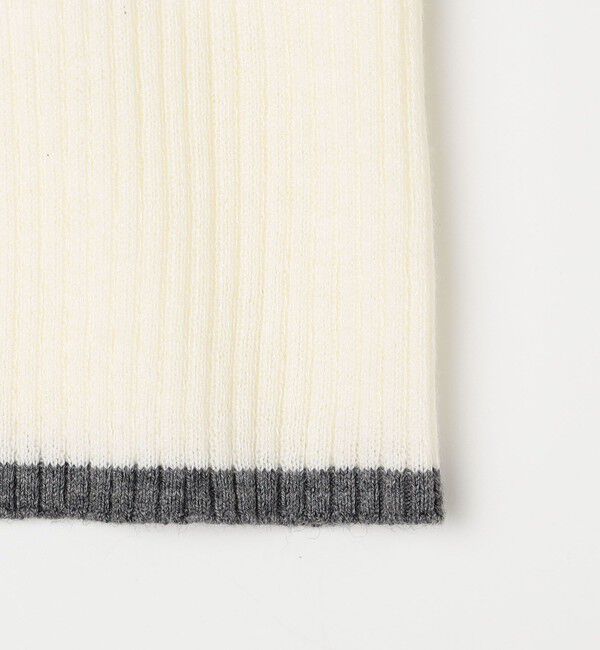 NOLLEY'S「《手洗い可能》3&times;2リブ配色タートルネック」|ニット・セーター|