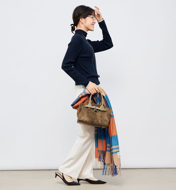 NOLLEY'S「《手洗い可能》3&times;2リブ配色タートルネック」|ニット・セーター|