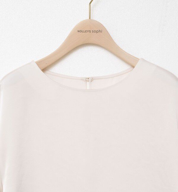 NOLLEY'S sophi「ウォッシャブル2WAYサテンブラウス」|シャツ・ブラウス|