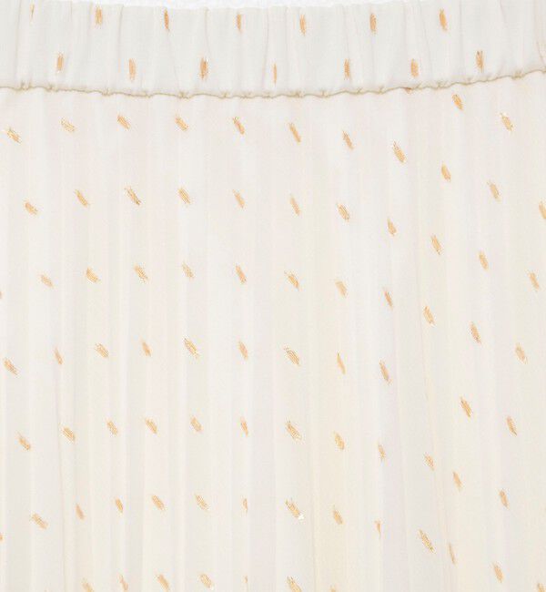 NOLLEY'S「ウォッシャブルラメカットドビープリーツスカート」|スカート|