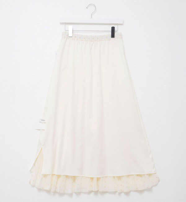 NOLLEY'S「ウォッシャブルラメカットドビープリーツスカート」|スカート|