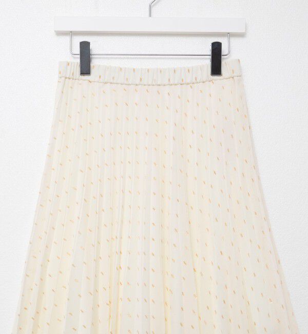 NOLLEY'S「ウォッシャブルラメカットドビープリーツスカート」|スカート|