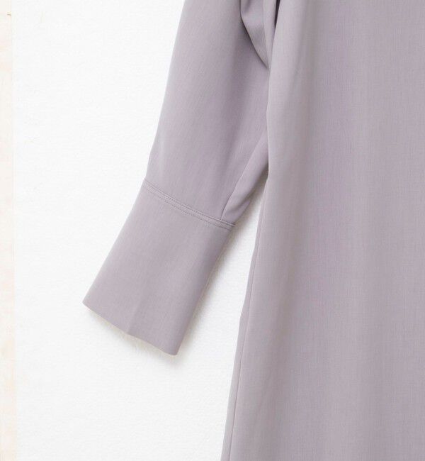 NOLLEY'S sophi「ウォッシャブルツイルロングシャツワンピース」|ワンピース|
