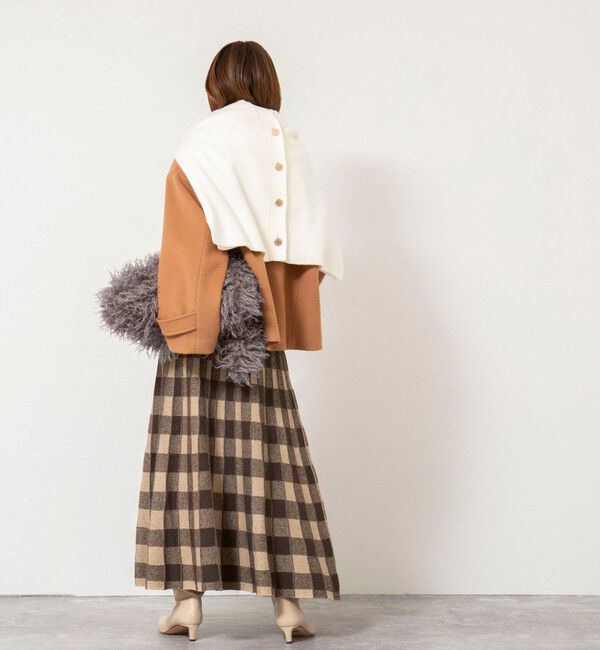 NOLLEY'S「《手洗い可能》チェックニットスカート」|スカート|