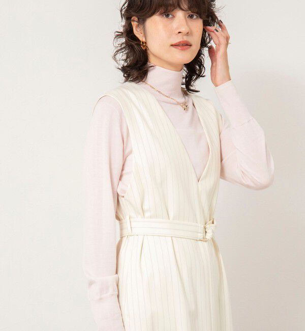 NOLLEY'S sophi「ウォッシャブルベルト付きジャンスカ」|ジャンパースカート|