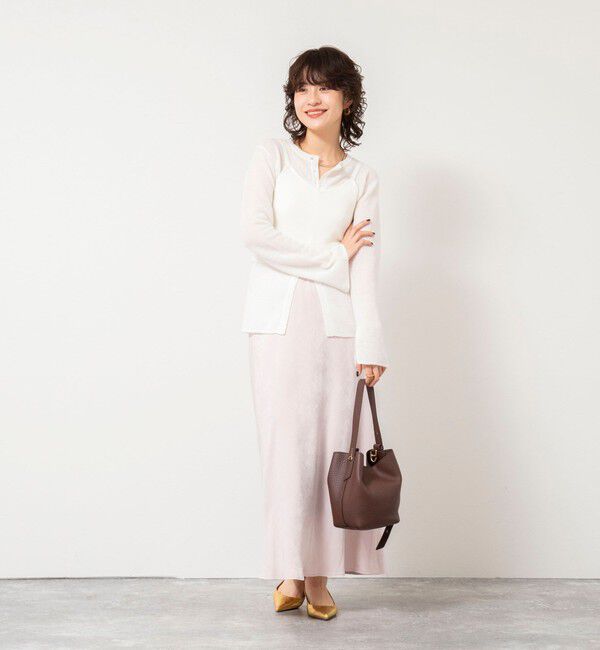 NOLLEY'S sophi「《手洗い可能》モヘヤ混片畦ビスチェ」|ニット・セーター|